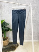 Leggins Lederoptik mit hohen Bund