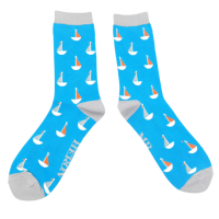 Männer Bamboo Socks Little Boats