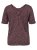 Shirt Bandana rose brown/black dot 46/48