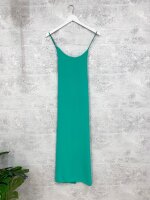 Trägerkleid lang unifarben