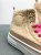 High Sneaker Smiley braun/wei&szlig;