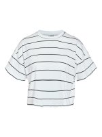 Stripe Shirt Semi Cropped