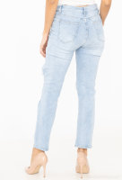 Mom Jeans destroyed light blue