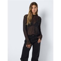 Transparentes Blusenshirt Star black/holographic L