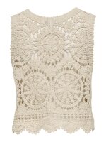 Kurze Strickweste Yvic tapioca L