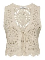Kurze Strickweste Yvic tapioca S