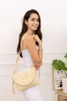Clutch Bast mit Riemen