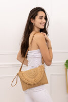 Clutch Bast mit Riemen