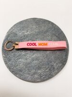 Schlüsselanhänger COOL MOM CLUB rosa bunt