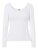 Rippshirt Kitte bright white S