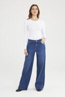 Wide Straight Jeans Layla dark blue