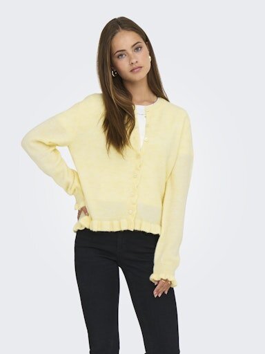 Strick Cardigan Letty mit Rüschen