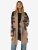 Gemusterter lange Strickjacke Leise