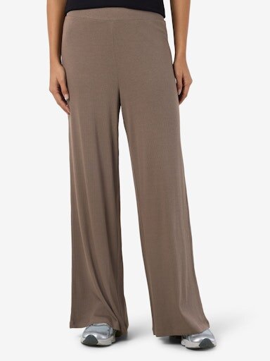 Gerippte Wide Pant Pasa morel L