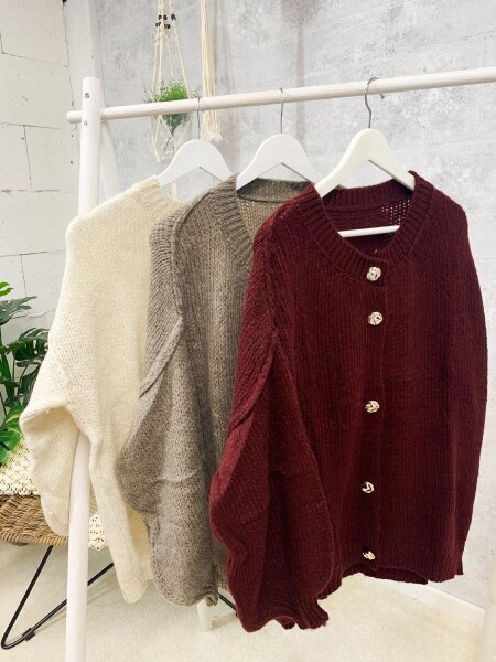 Strickjacke mit Knöpfen