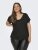 Shirt Moster mit Spitzen Ausschnitt