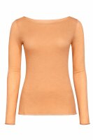 Dünnes Viskose-Kaschmir Shirt, unifarben