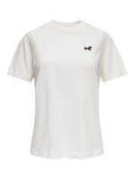 Print Shirt Pisa cloud dancer/dog M