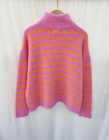 Zip Pullover, gestreift