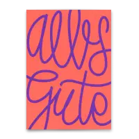 Postkarte "Alles Gute Swing" Deli Cards
