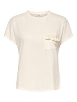 Basic Shirt Ilse mit Häkeldetails