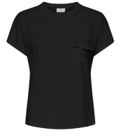 Basic Shirt Ilse mit Häkeldetails