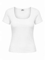 Basic Shirt Lucky mit Rüschendetails