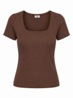 Basic Shirt Lucky mit Rüschendetails