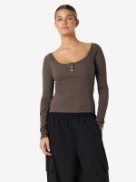 Basic Shirt Maya mit Rüschen Ausschnitt