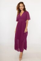 Plissiertes Sommerkleid One Size aquamarin