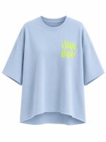 TShirt Sommersweat mit Lasercut und Print