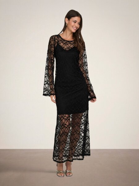 Langes Spitzenkleid Silvia