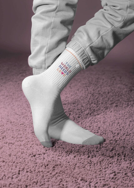 Tennis Socken World needs Love 