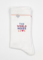 Tennis Socken World needs Love 