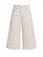Culotte Denim mit Polka Dots