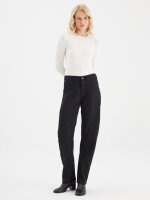 Streifen Jeans Selena, black stripe