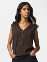 V-Neck Strickweste Sally hot fudge  XL