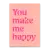 Postkarte "You make me happy" Deli Cards