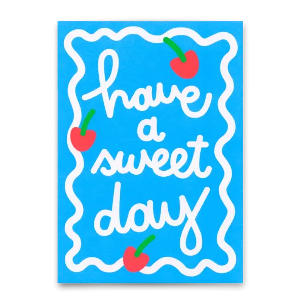 Postkarte "Have a sweet day" Deli Cards