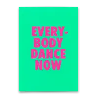 Postkarte "Everybody dance now" Deli Cards