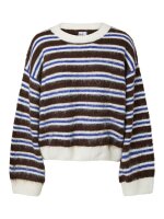 Gestreifter Strickpullover Ada mit weiten Arm