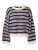 Gestreifter Strickpullover Ada mit weiten Arm