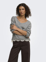 Strickpullover Stephanie mit Spitzendetails