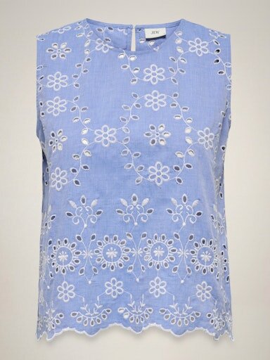 blue bonnet/bright white